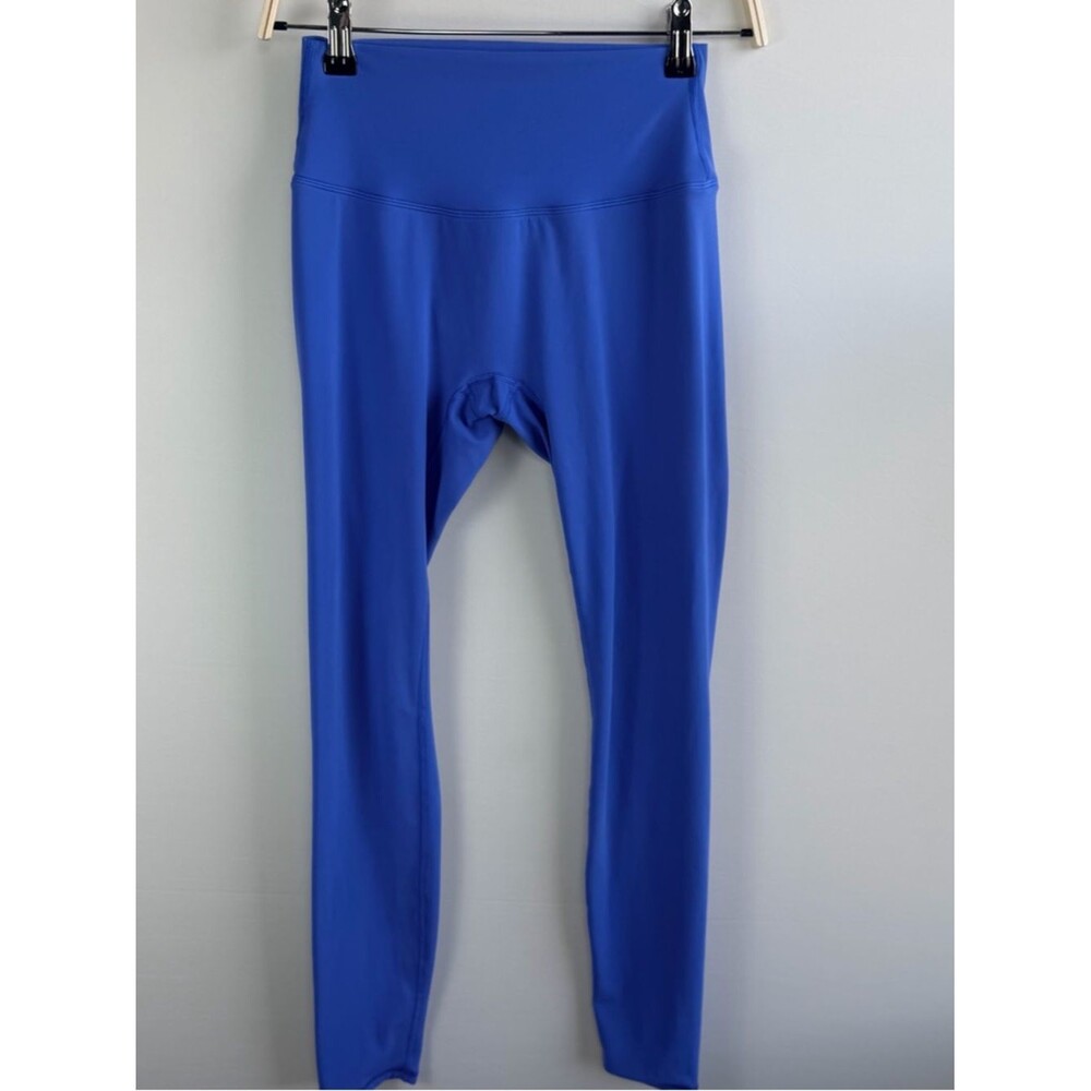Kamo Fitness Vibrant Blue Leggings High Rise 26.5” Hidden Scrunch Size Large